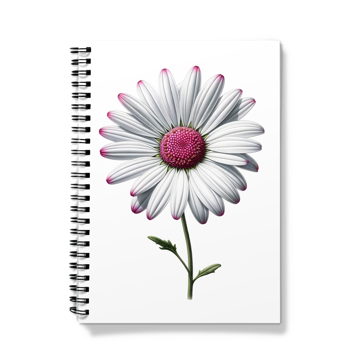 Daisy Pink Spiral Notebook