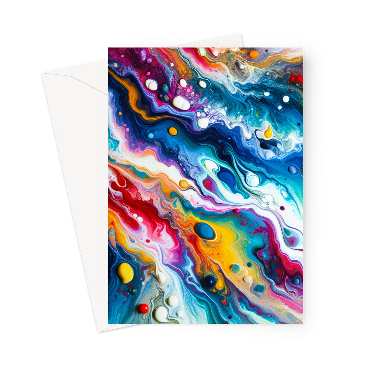 Colour Swirl Greeting Cards