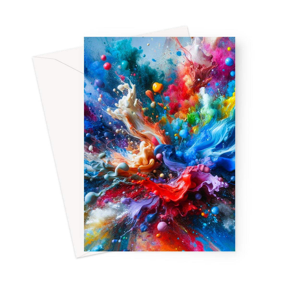 Colour Explode Greeting Cards