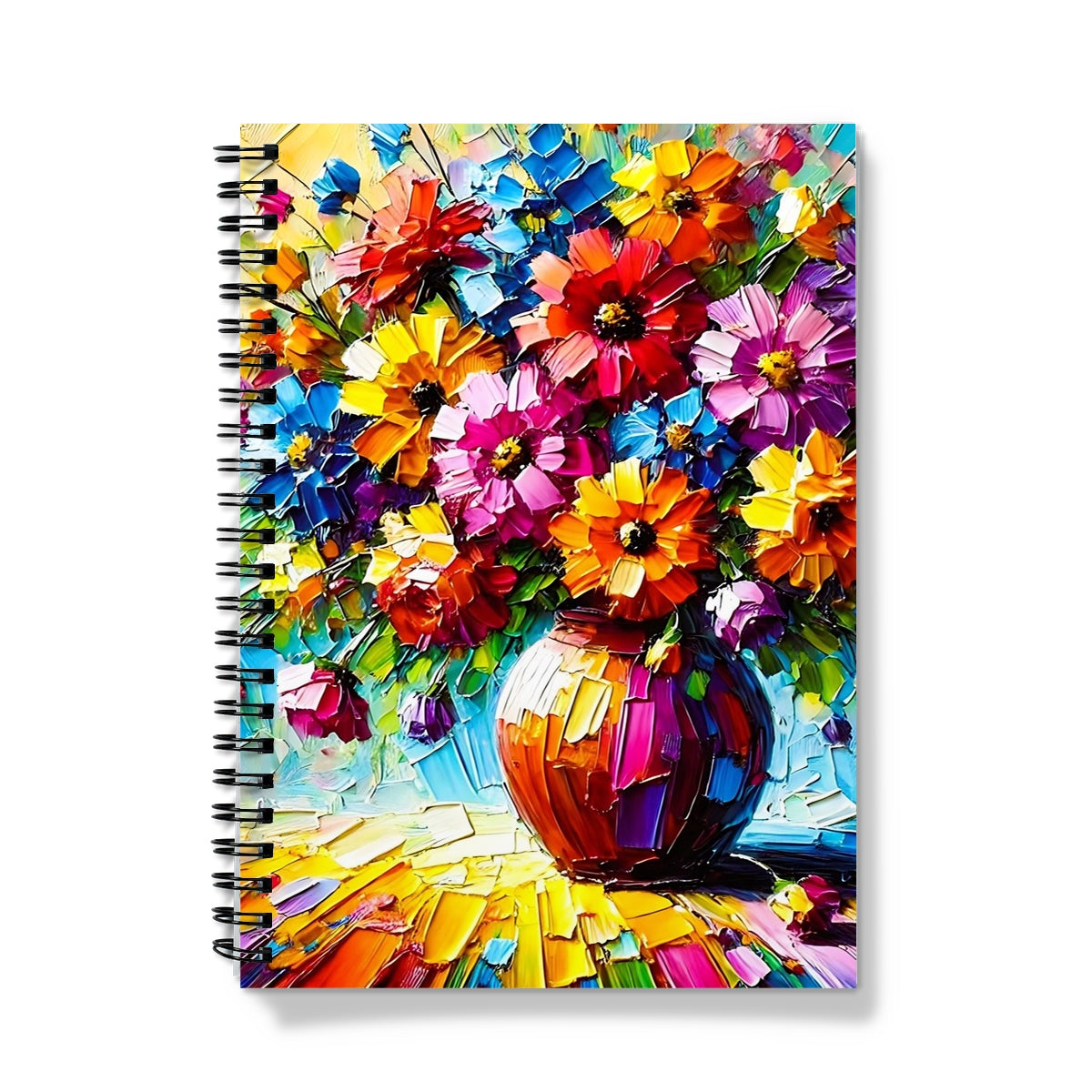 Painted Flowers Notebook