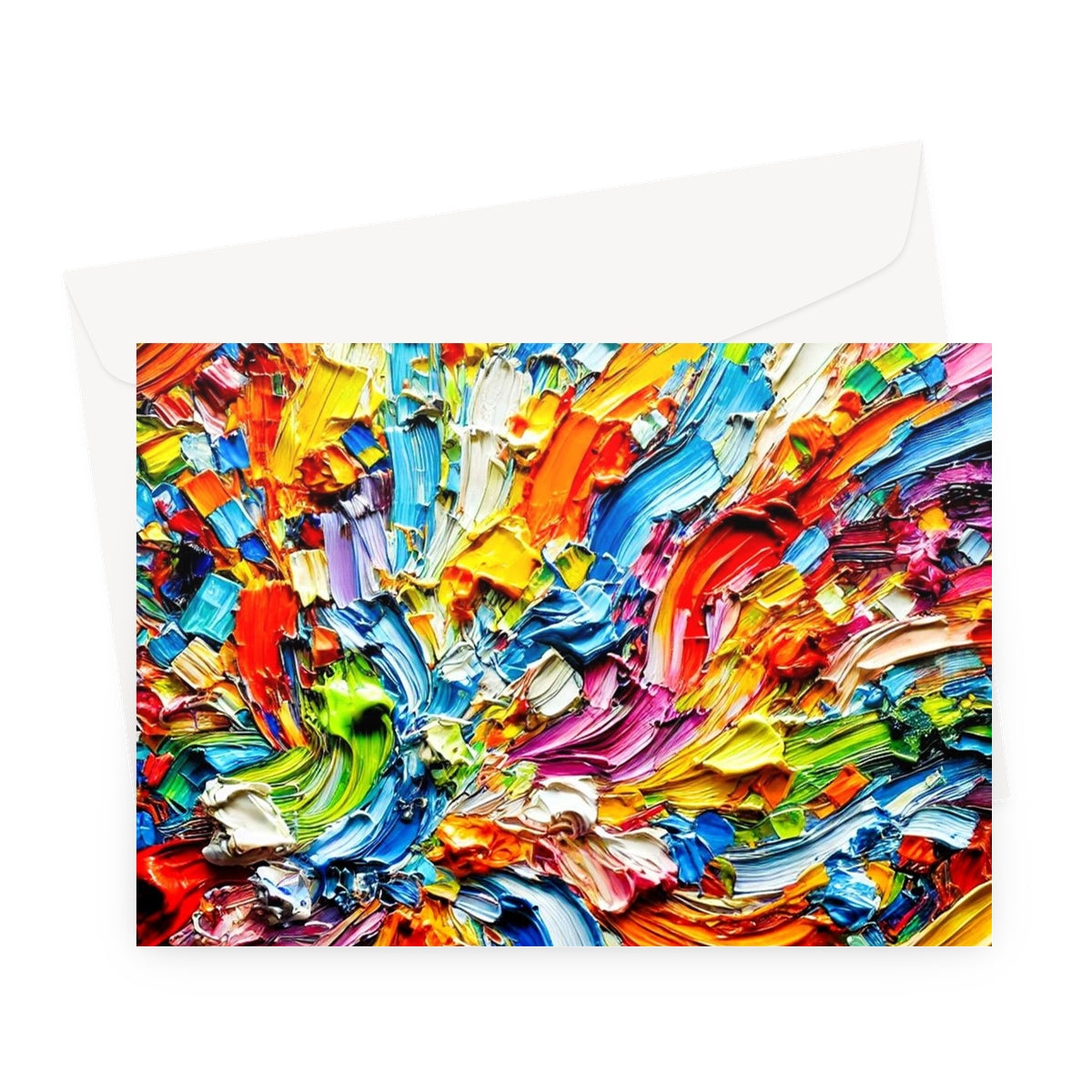 Acrylic Mash-up Greeting Cards