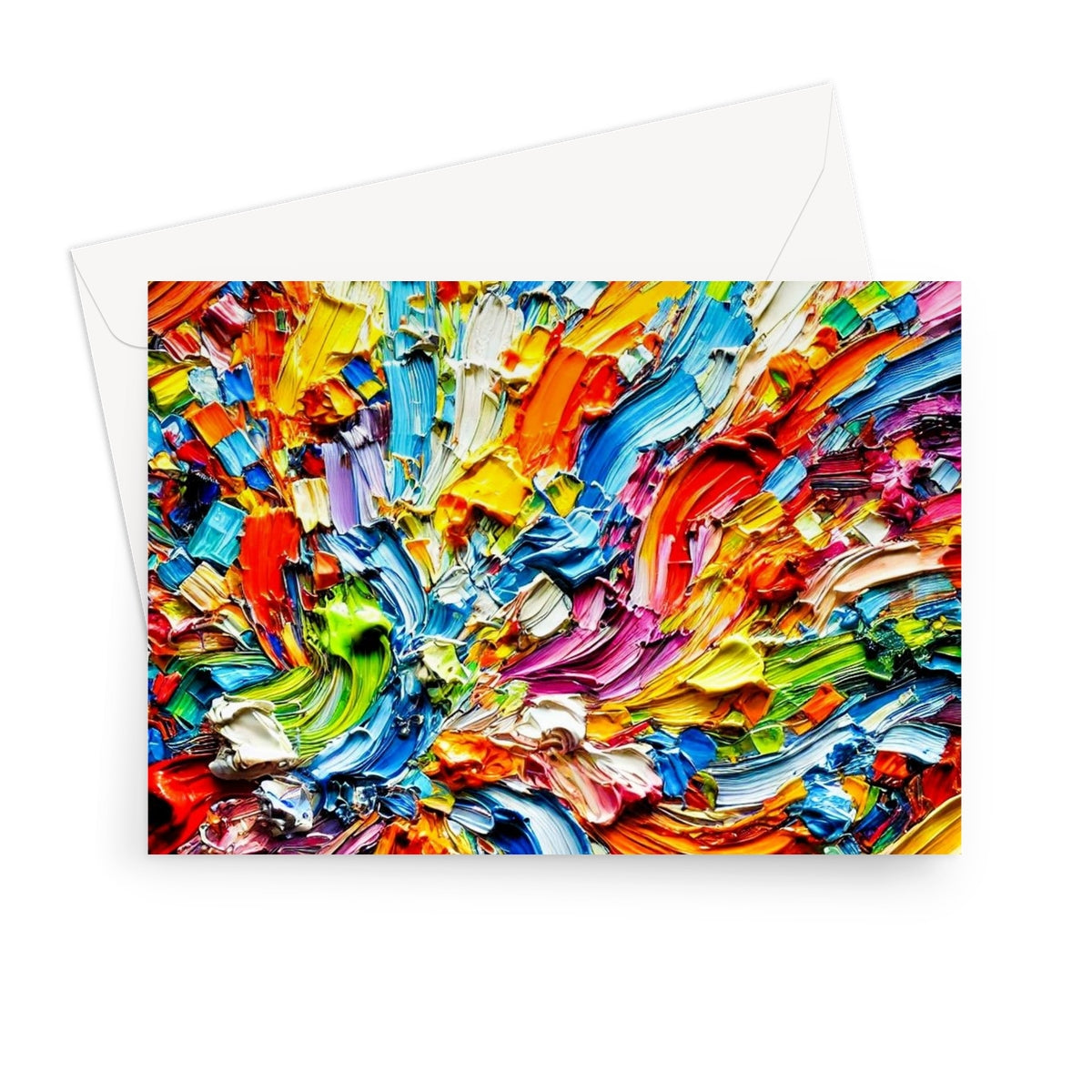 Acrylic Mash-up Greeting Cards