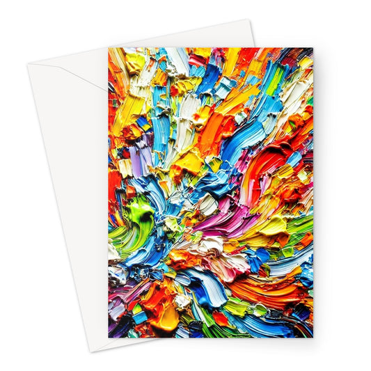 Acrylic Mash-up Greeting Cards