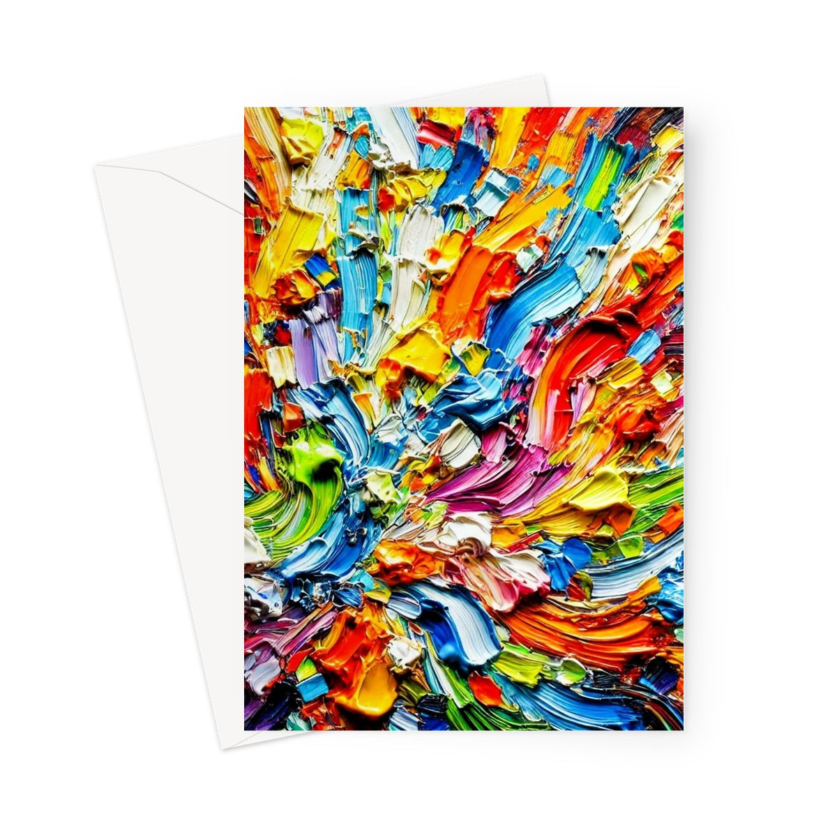 Acrylic Mash-up Greeting Cards
