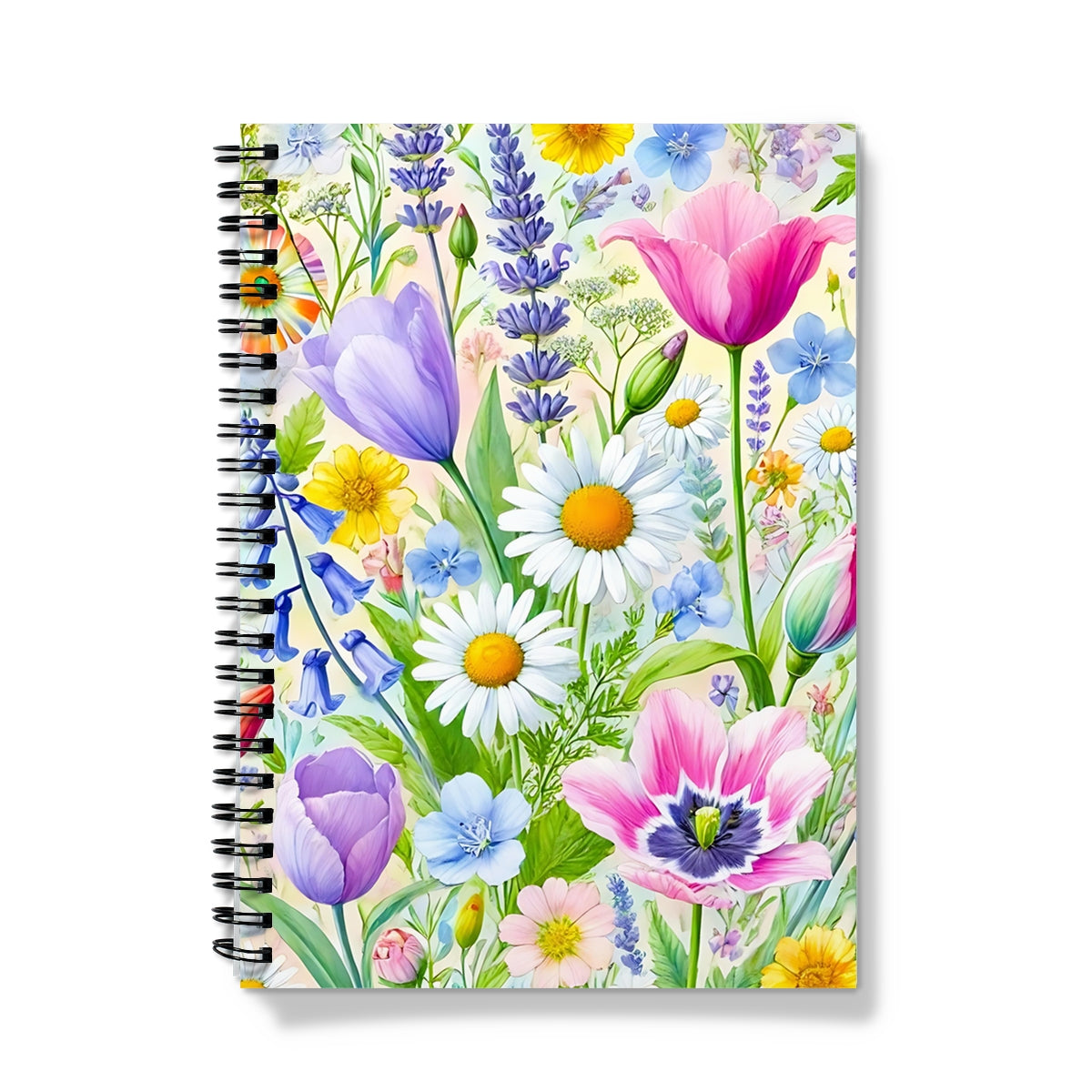 Mix of Wildflowers Spiral Notebook