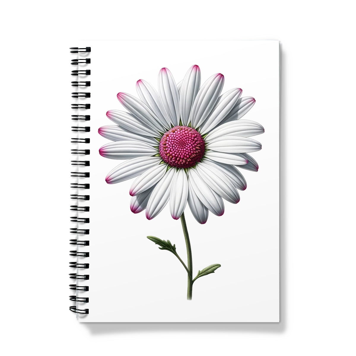 Daisy Pink Spiral Notebook