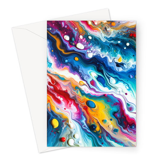 Colour Swirl Greeting Cards