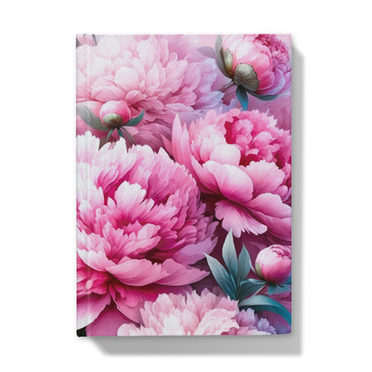 Pink Peony Hardback Journal
