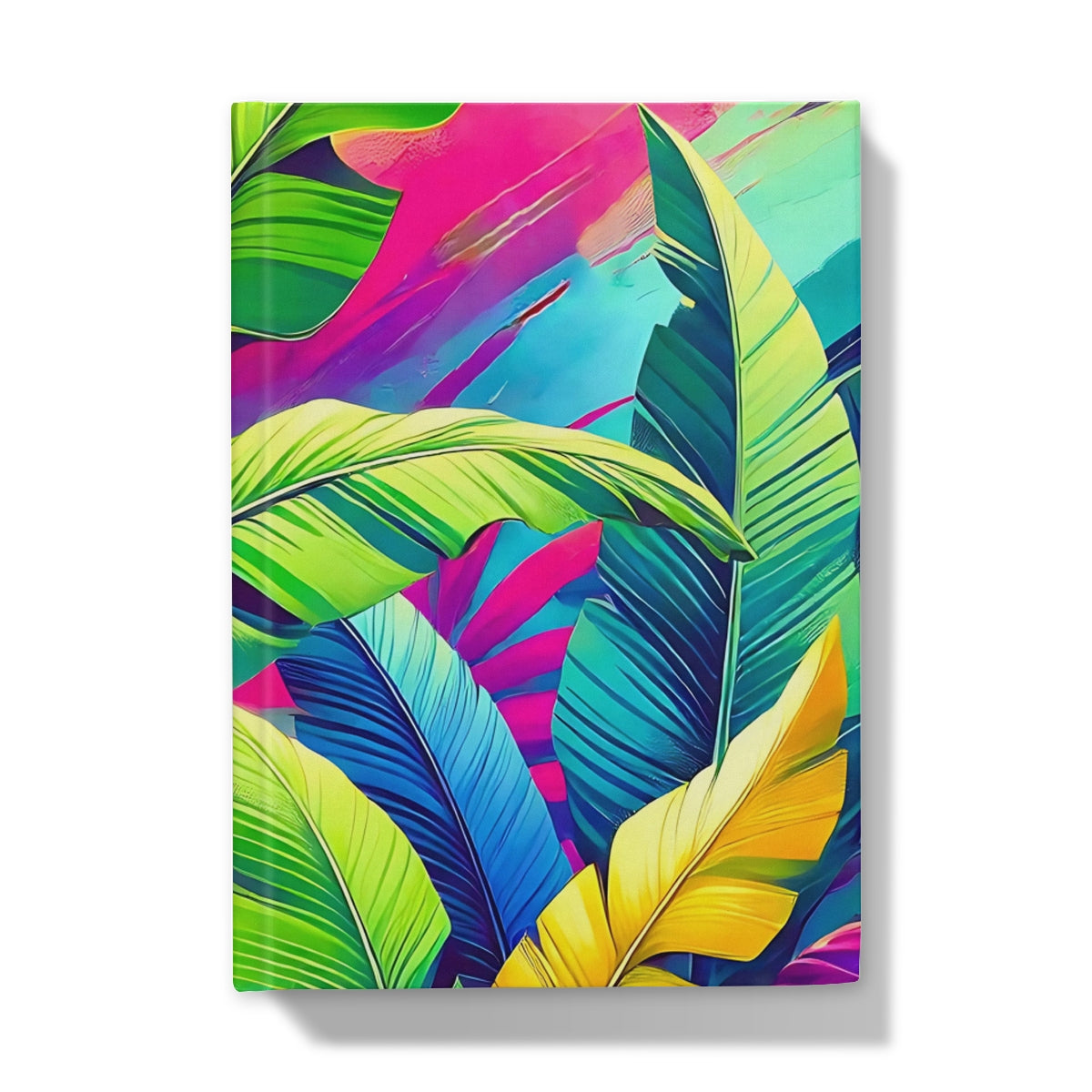 Tropical Banana Leaves Hardback Journal
