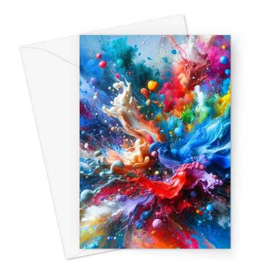 Colour Explode Greeting Cards