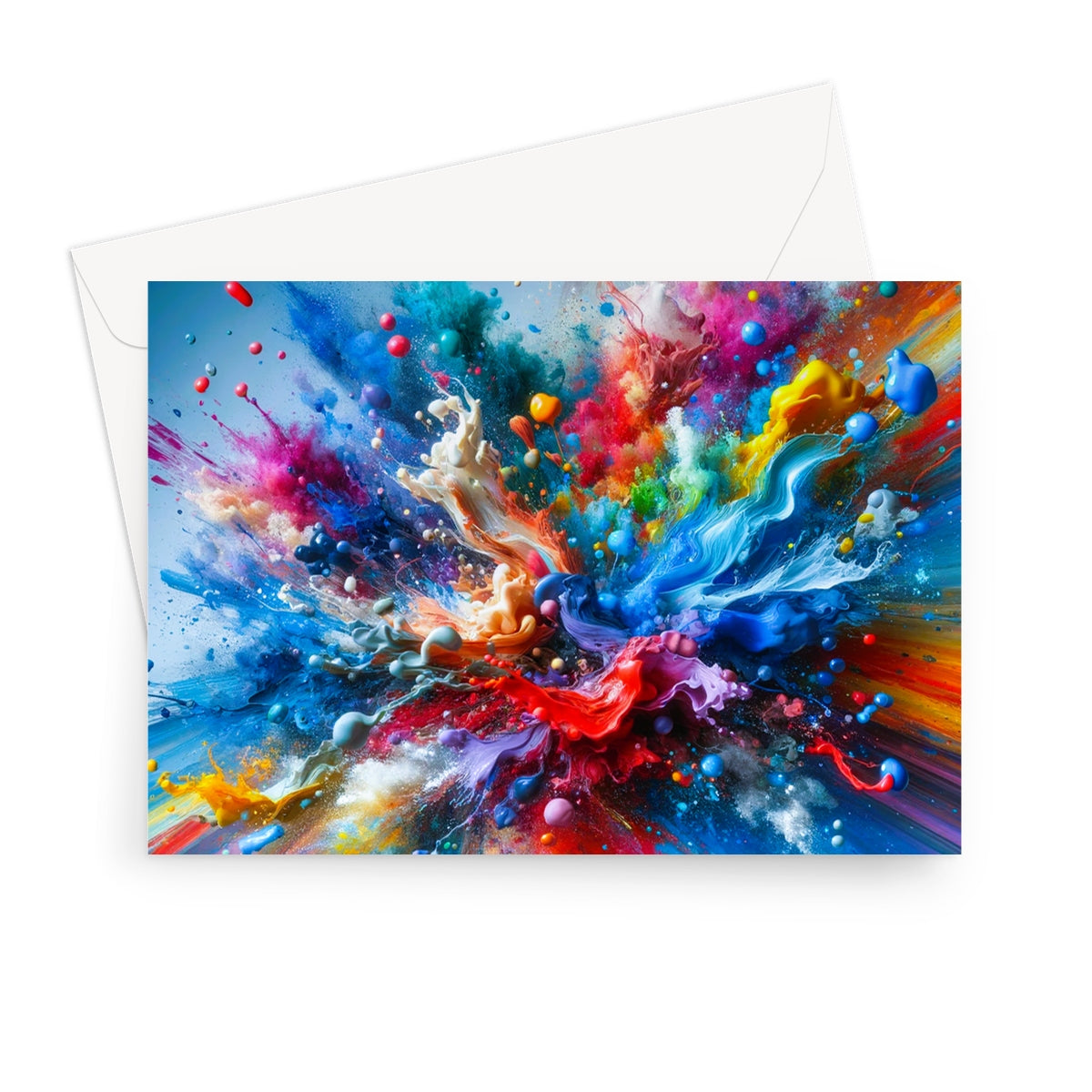 Colour Explode Greeting Cards