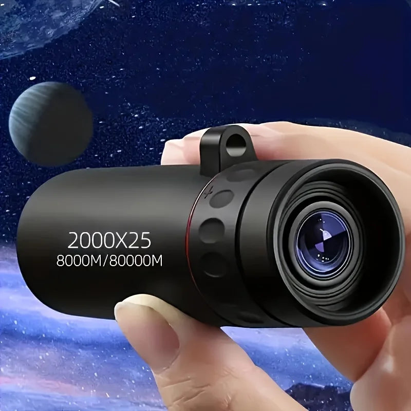 2000X25 HD Monocular Telescope, Compact & Portable