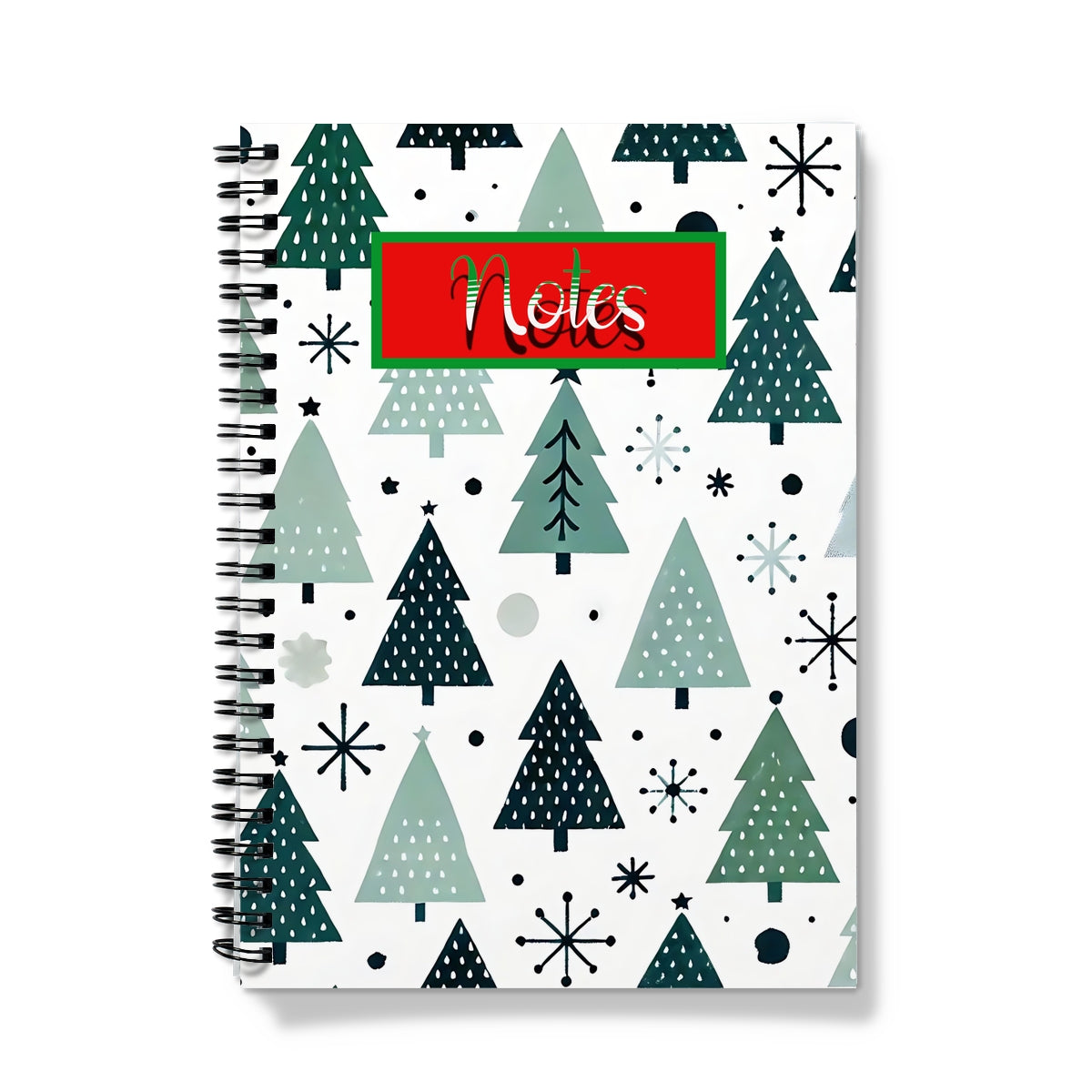 Christmas Tree Notes Spiral Notebook