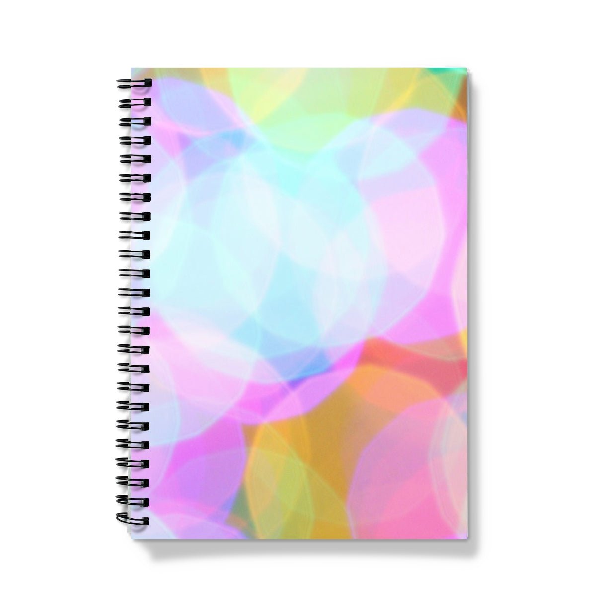 Abstract Circles Spiral Notebook