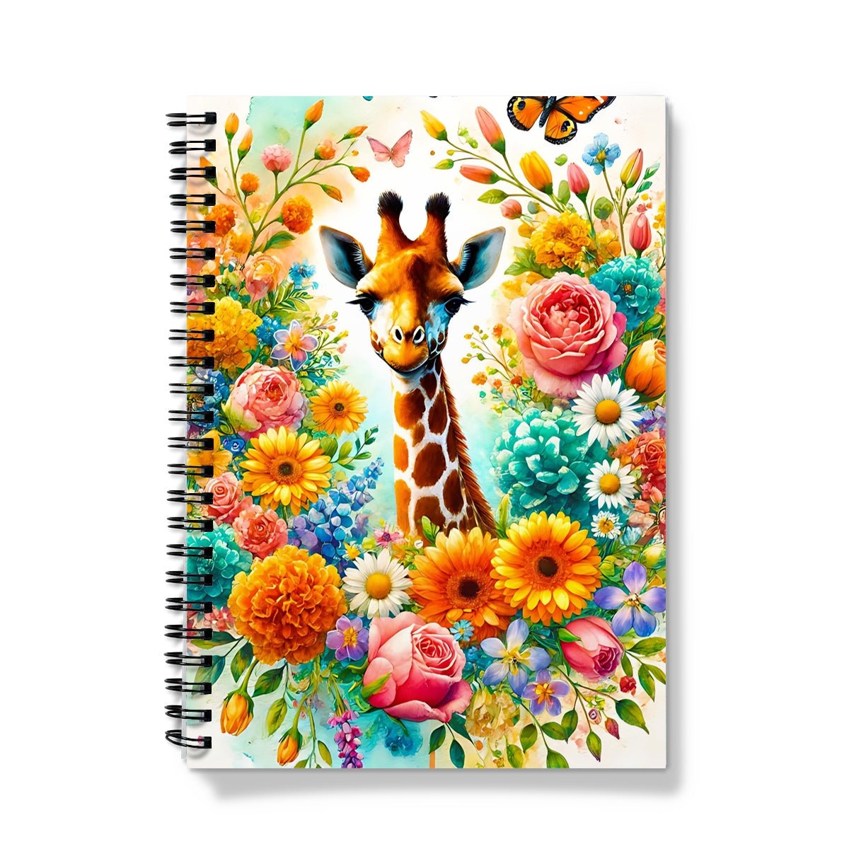 Beautiful Giraffe Spiral Notebook