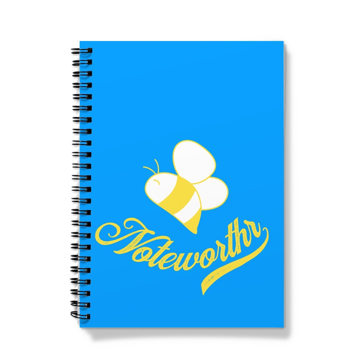 Bee Noteworthy Blue Notebook