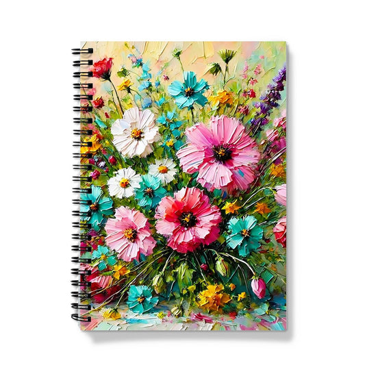 Blooming Wildflowers Spiral Notebook