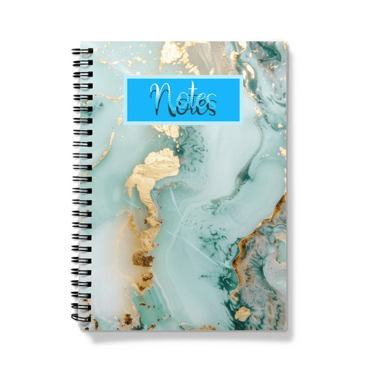 Blue Marble Spiral Notebook
