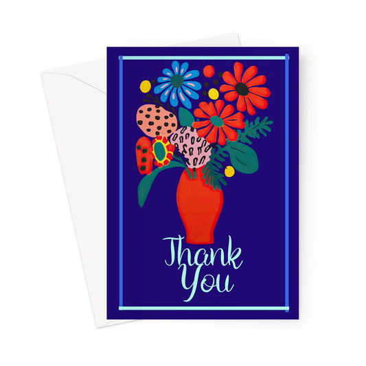 Bouquet Thank You Greeting Cards