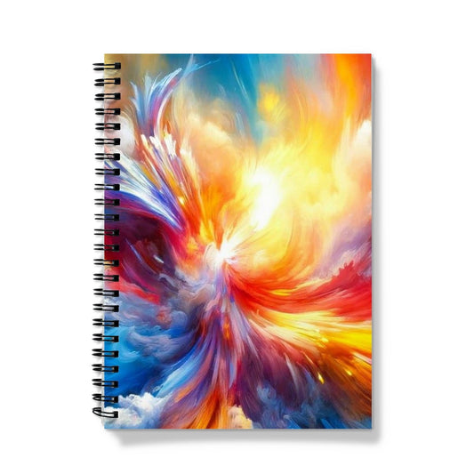 Burning Clouds Spiral Notebook