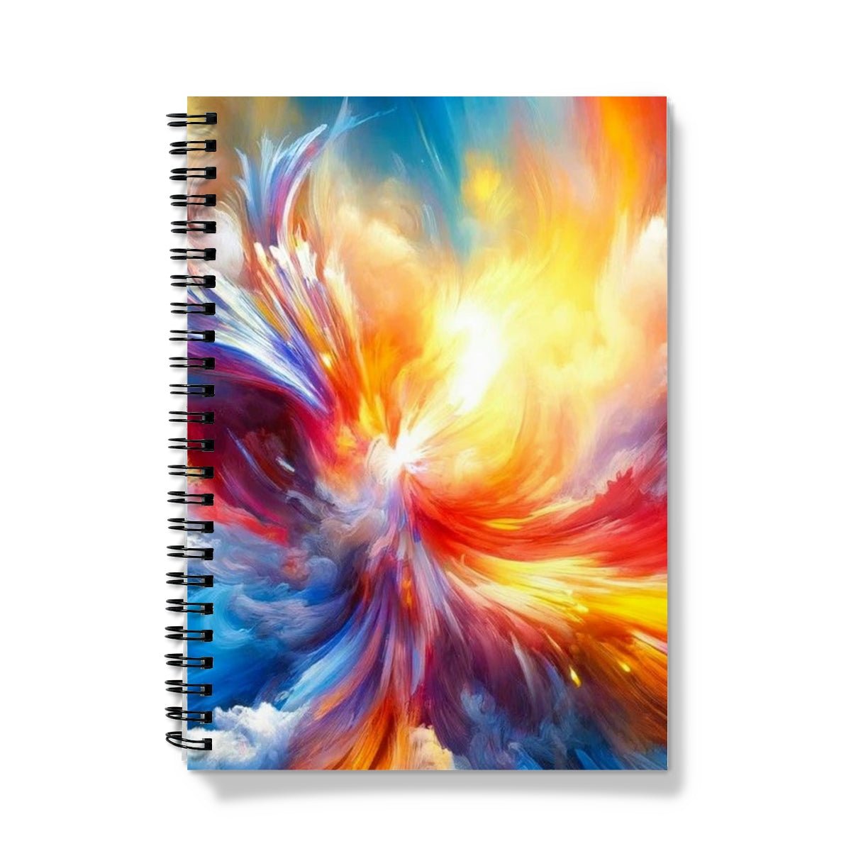 Burning Clouds Spiral Notebook