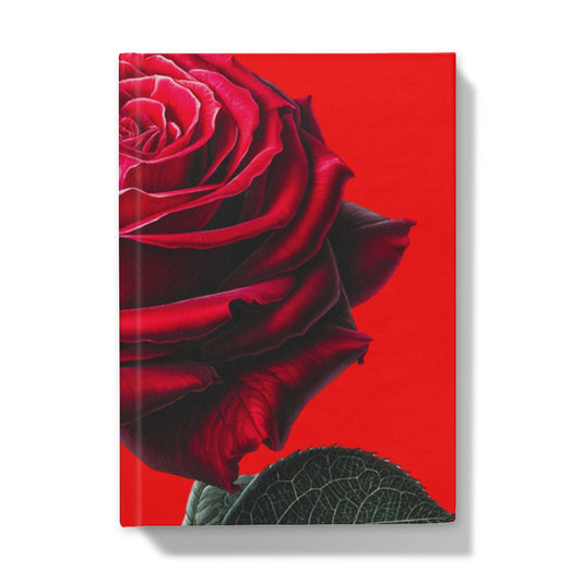 Thorny Red Rose Hardback Journal