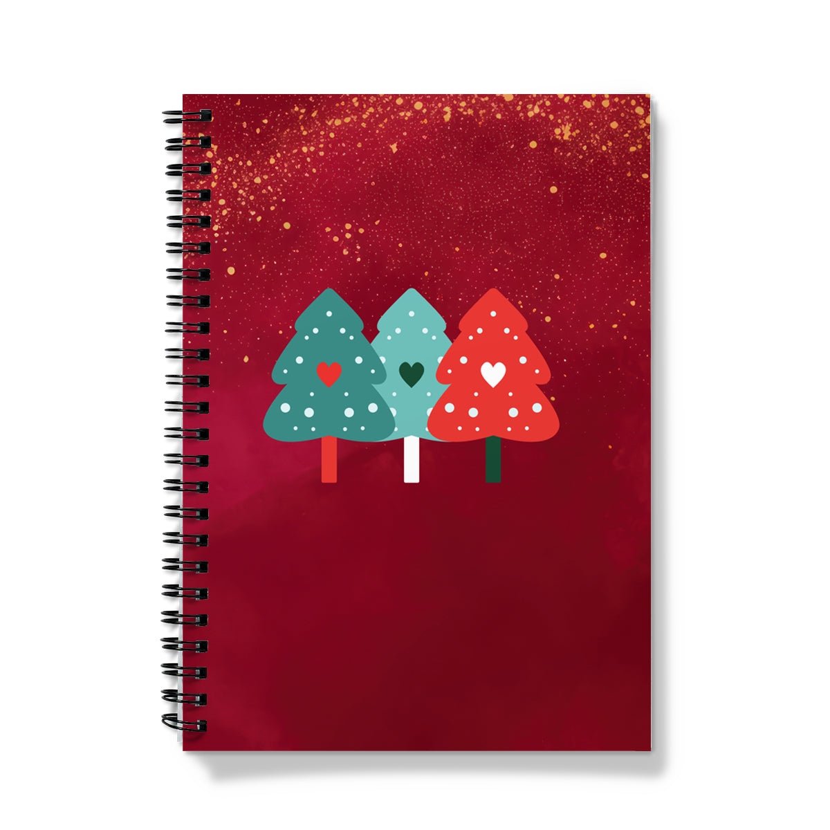 Christmas Trees Spiral Notebook