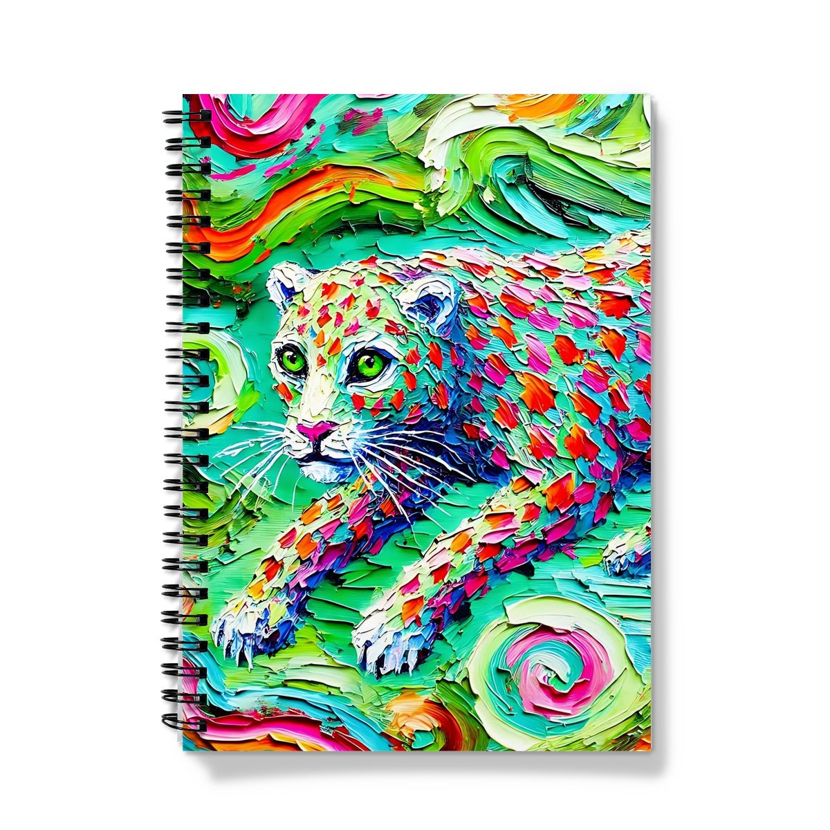 Colourful Leopard Spiral Notebook