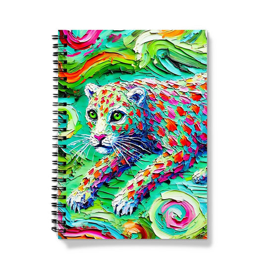 Colourful Leopard Spiral Notebook