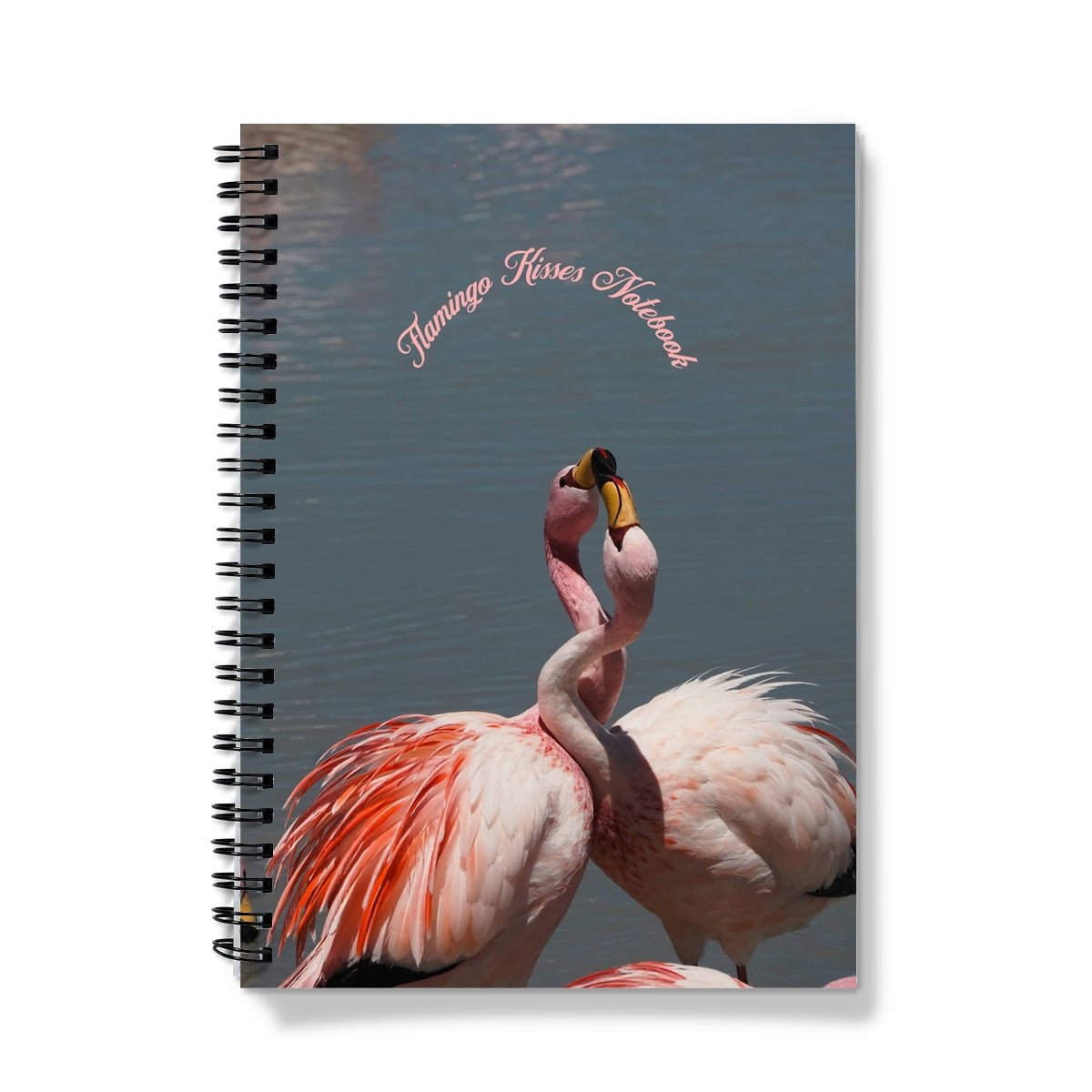 Flamingo Kisses Spiral Notebook