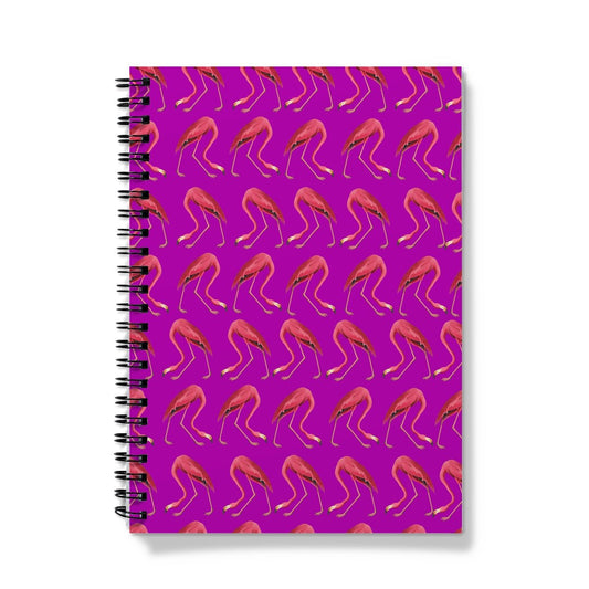 Flamingo Parade Purple Notebook