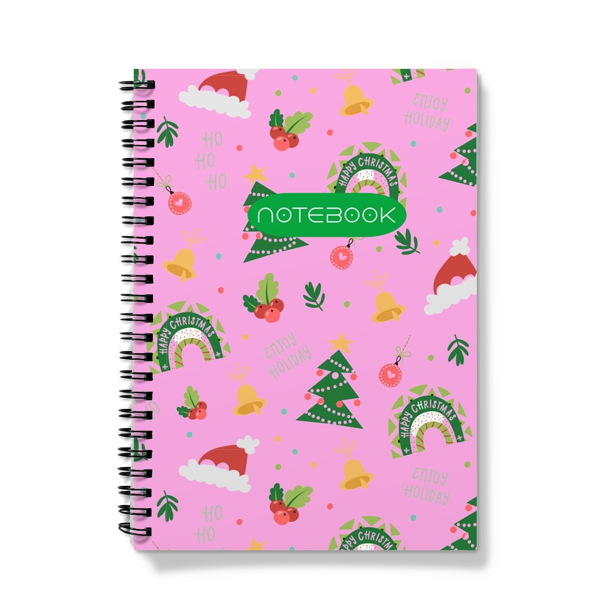 Happy Holiday Spiral Notebook