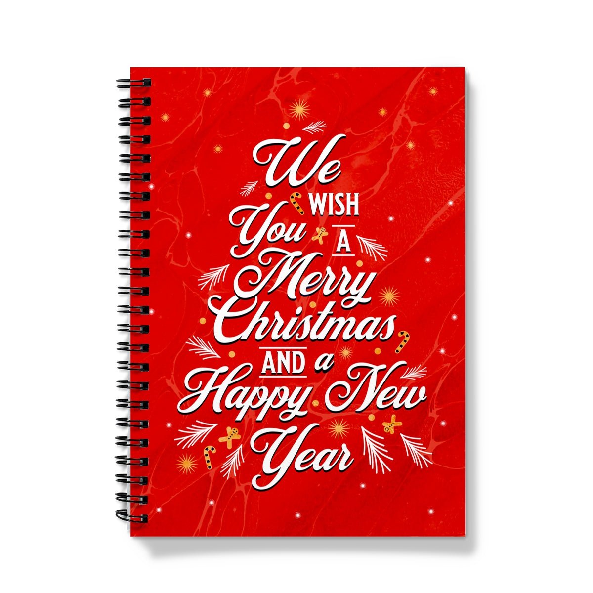 Merry Christmas and a Happy New Year Notebook
