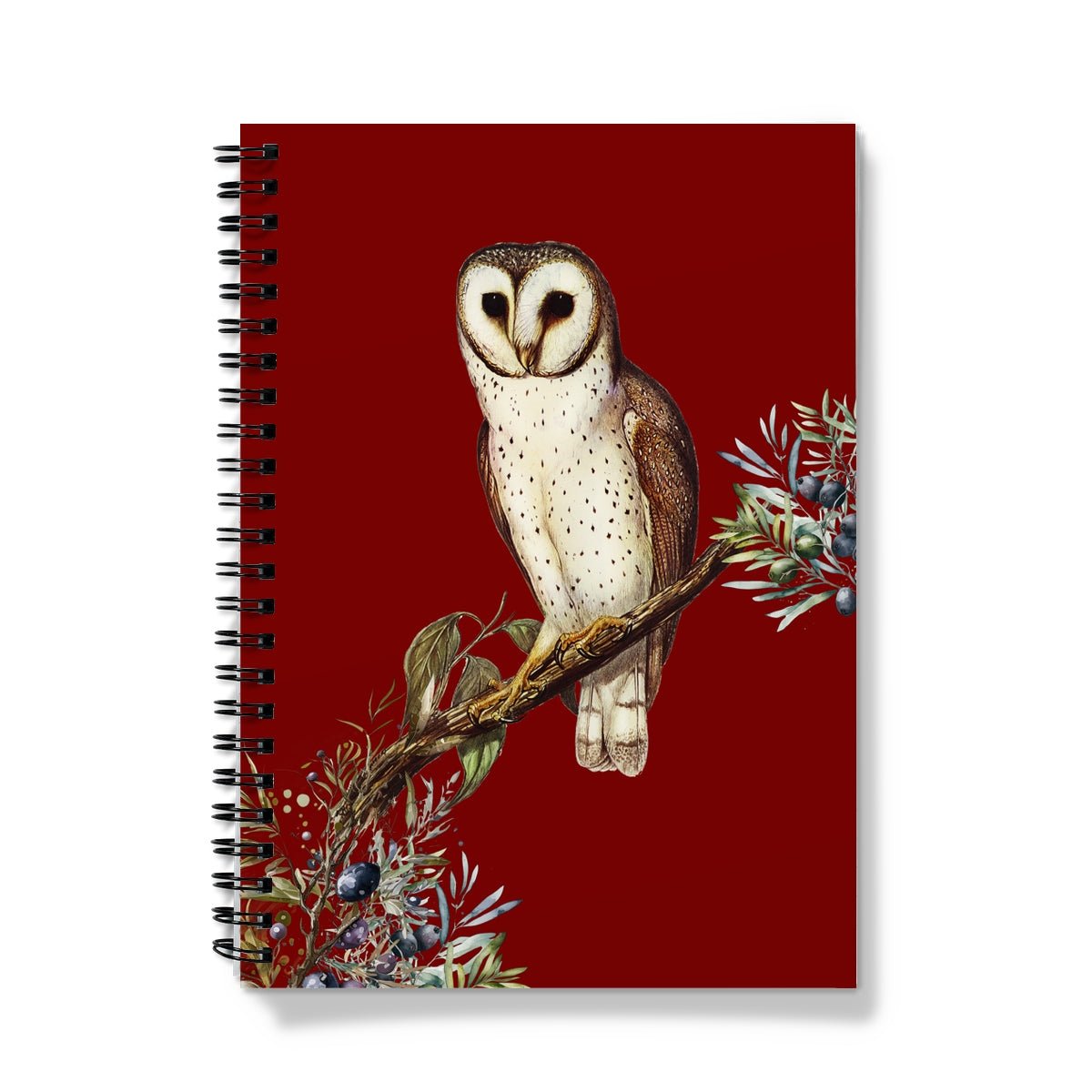 Night Owl on Branch Notebook