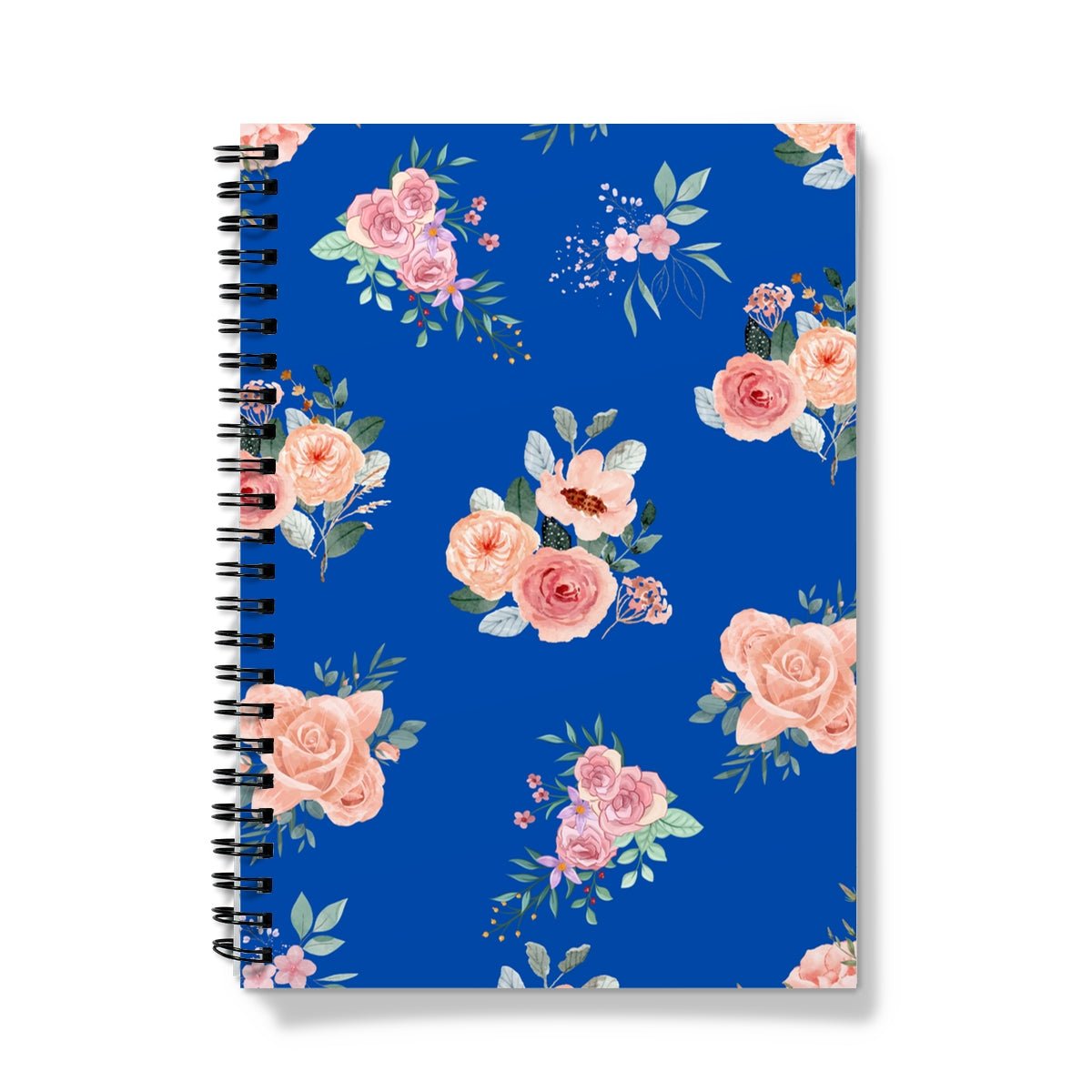 Paperdec Royal Blue Flower Notebook