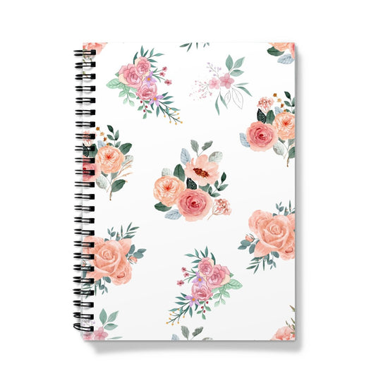 Paperdec White Flower Notebook