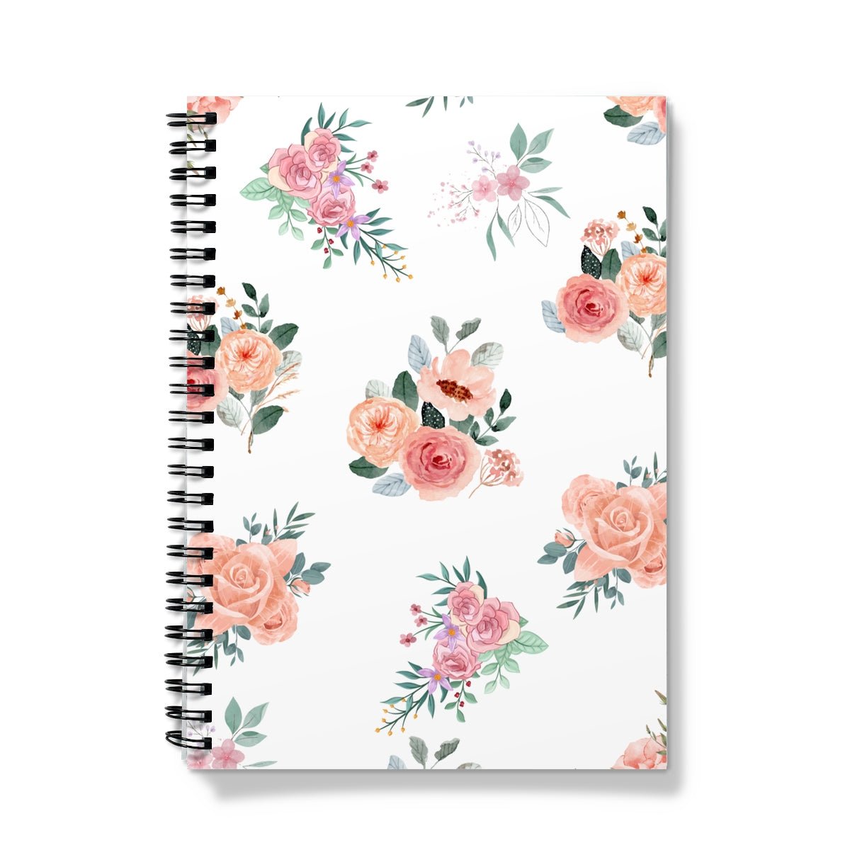 Paperdec White Flower Notebook