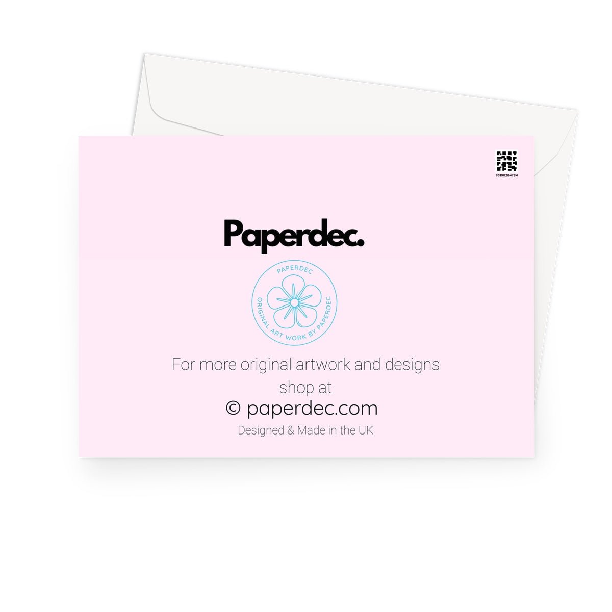 Pink Christmas Ho Ho Ho Greeting Cards - Pack of 10 Cards