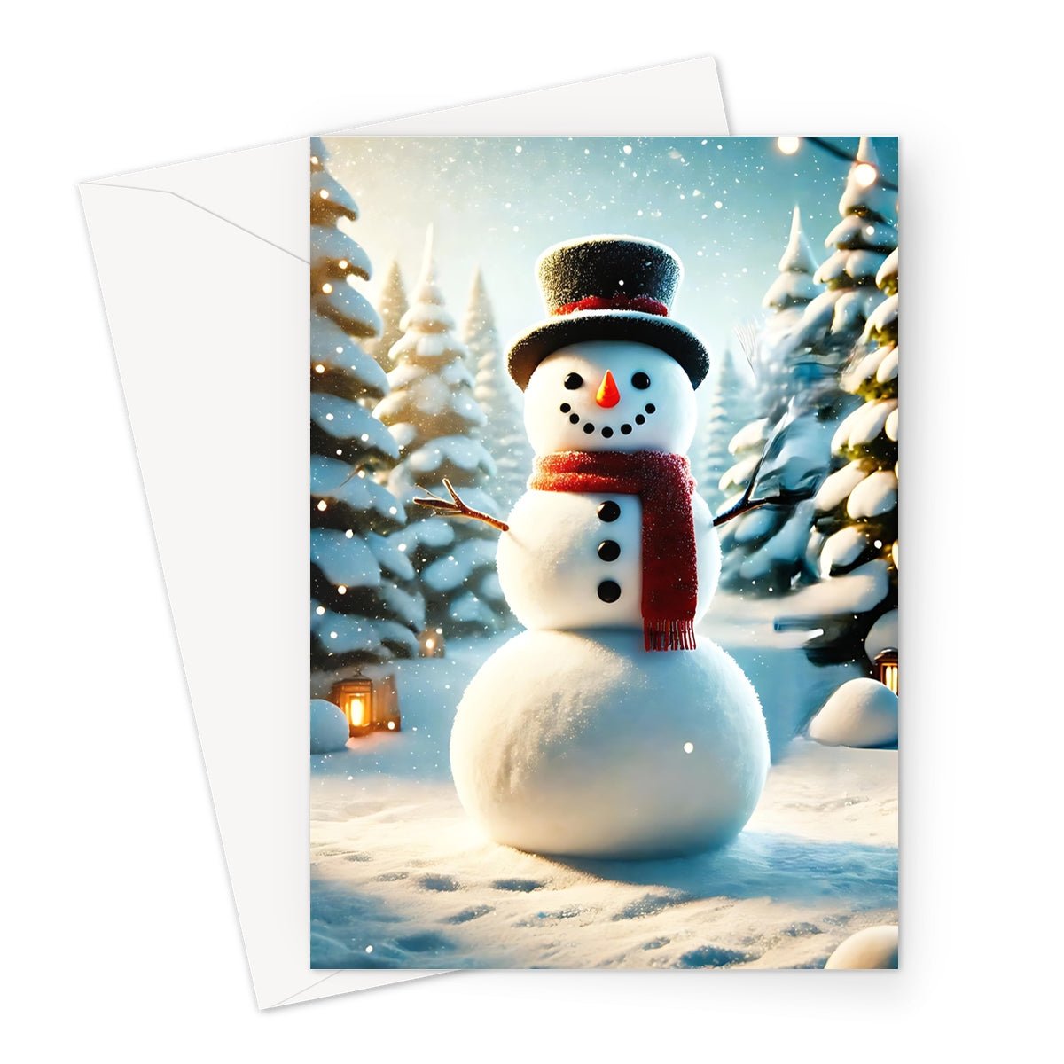 Snowman Greeting Cards - Pack of 10 Cards