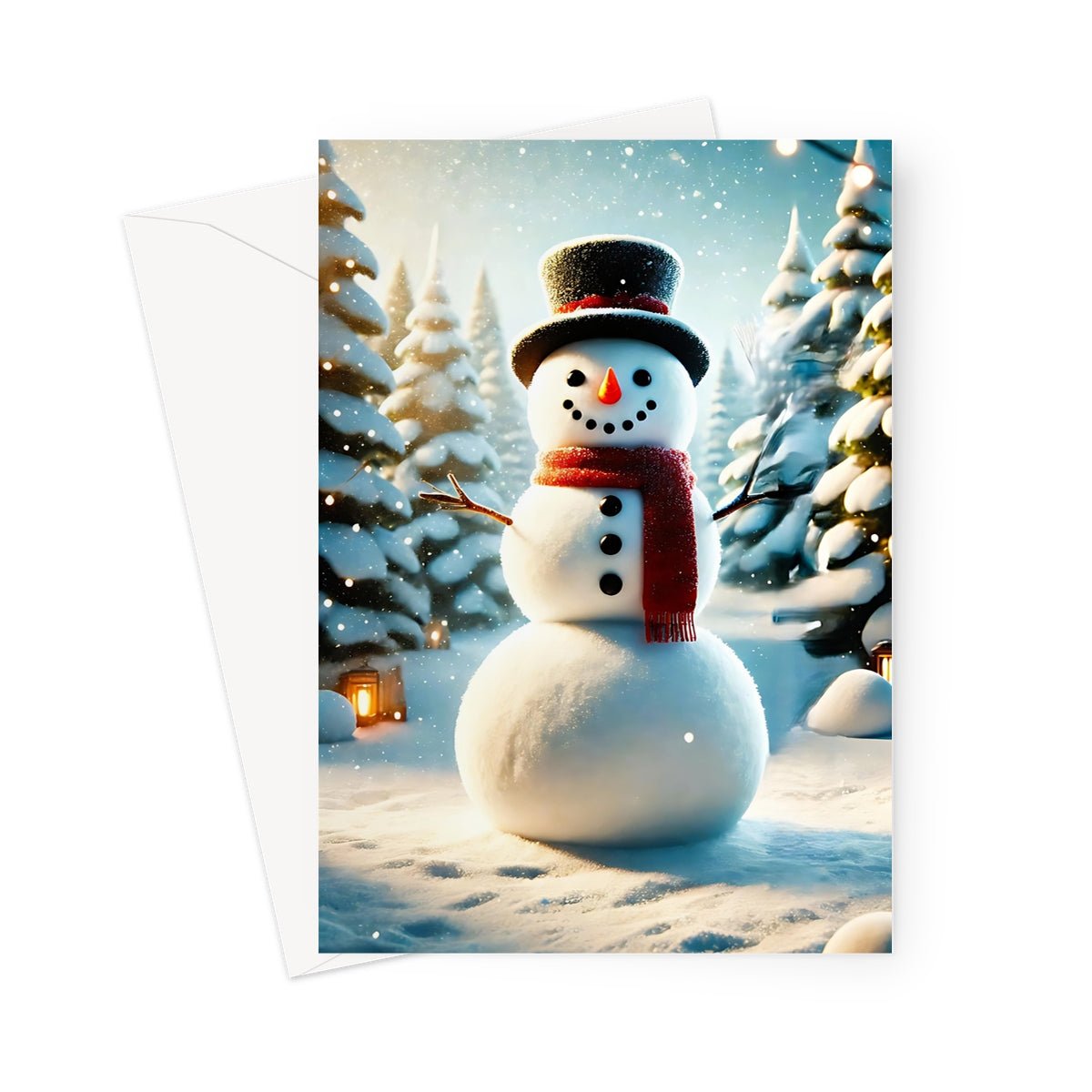 Snowman Greeting Cards - Pack of 10 Cards