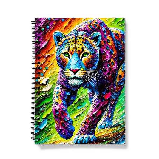 Vibrant Leopard Spiral Notebook