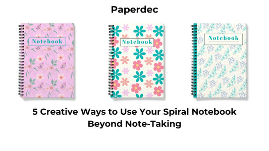 5 Creative Ways to Use Your Spiral Notebook