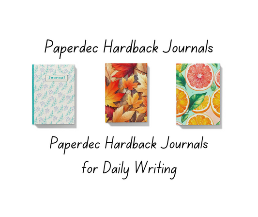 Paperdec Hardback Journals for Daily Writing
