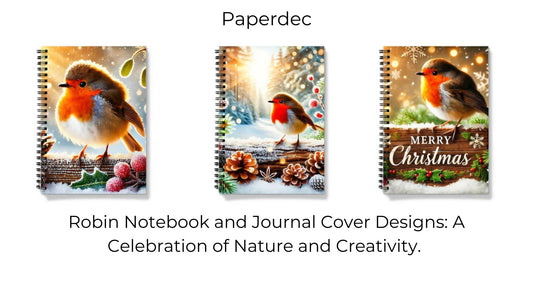 Robin Notebook and Journal Cover Designs
