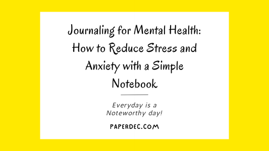 Journaling for Mental Health