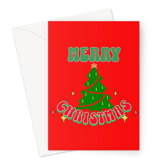 Merry Christmas Greeting Cards - Pack of 10 Cards