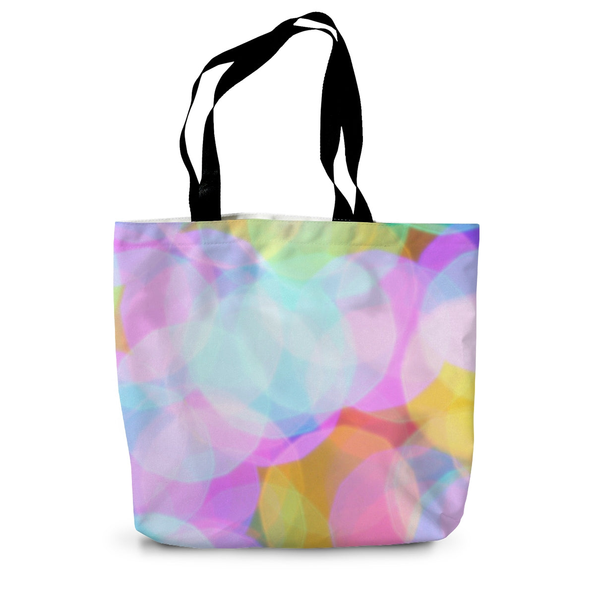 Abstract Circles Canvas Tote Bag