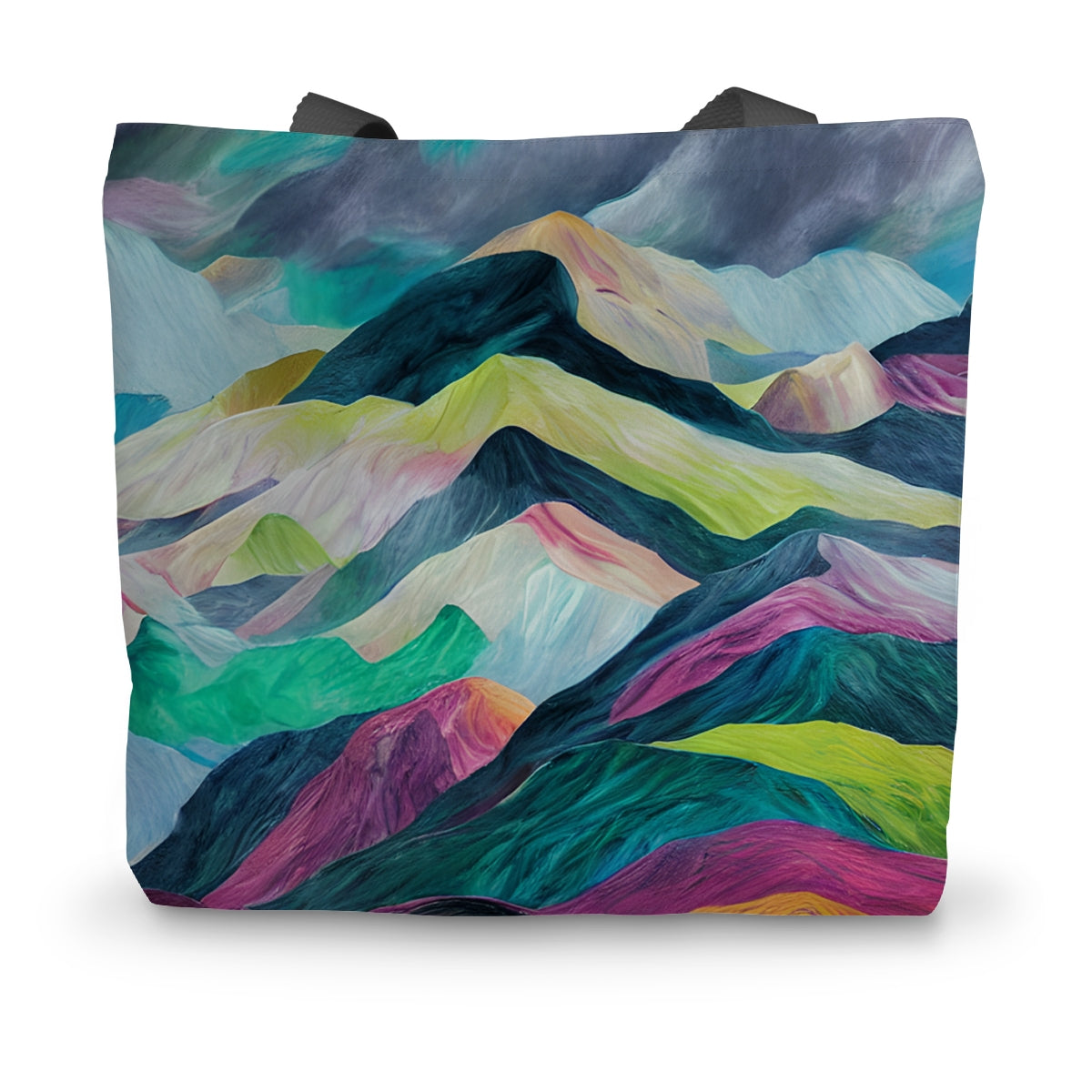 Surreal Mountains Canvas Tote Bag