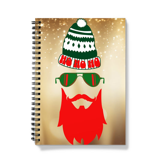 Father Christmas Ho Ho Ho Spiral Notebook