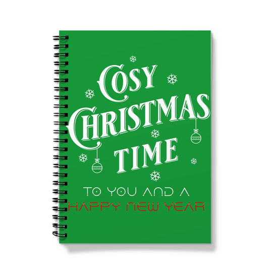 Cosy Christmas Time Spiral Notebook